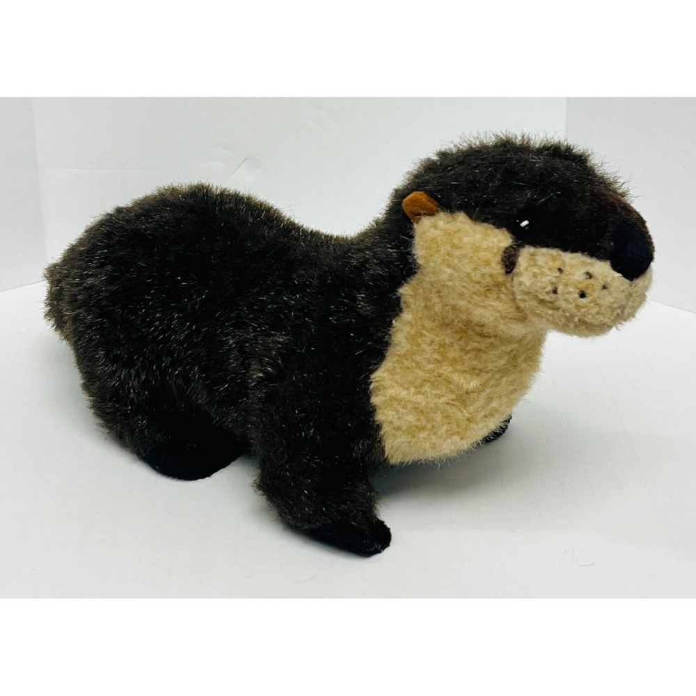 Stuffed Animal House Brown River Otter Plush Realistic Wildlife Toy 16"
